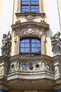 University of Wroclaw, facade, baroque building, Wroclaw, Poland