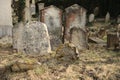 Unkempt graveyard or cemetery Royalty Free Stock Photo