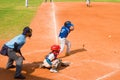 Unknown batter hitting the ball