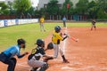 Unknown batter hitting the ball