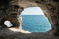 The Unknown Bulgaria. The Rock Monasteries near Tyulenovo, nordeast Bulgaria. Caves in the rocks, Black sea coast, near the Royalty Free Stock Photo