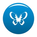 Unknown butterfly icon blue