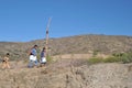 Unknown children of Bolivian mountain villages in the Altiplano go to school.