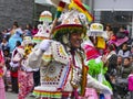 La Paz, June 15, 2019, Unknown dancers at the Entrada Universitaria in La Paz, Bolivia