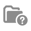 Unknown directory vector icon