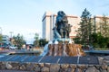 Unknown First Family statue in Fairbanks, Alaska