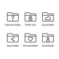 Unknown, lock, Cloud, Share, Personal, Social, folder icon Royalty Free Stock Photo