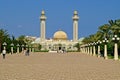 Unknown people are visiting Mausoleum of Habib Bourgiba Royalty Free Stock Photo