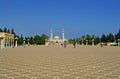 Unknown people are visiting Mausoleum of Habib Bourgiba Royalty Free Stock Photo