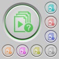 Unknown playlist push buttons