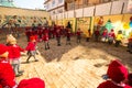 Unknown pupils during lesson in primary school, Dec 22, 2013 in Kathmandu Royalty Free Stock Photo