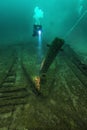 Unknown shipwreck in Lake Michigan, Great Lakes