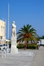 Unknown soldier statue, Rethymno. Royalty Free Stock Photo