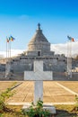 Unknown soldier tomb cross at The Mausoleum of Marasesti Royalty Free Stock Photo