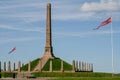 Haraldshaugen statue in norway, in memmory Royalty Free Stock Photo