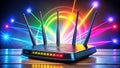 Unleash LightningFast WiFi with a Modern MultiAntenna Wireless Router Boost Home Network Performance Internet