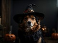 Paws and Potions: Halloween\'s Witch Dog Magic Unleashed