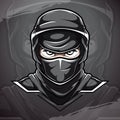 Unleash the Power: Black Ninja Logo for Elite Sport and E-Sport Teams