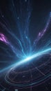 QuantumQuotient Unleashed: Data\'s Techno Symphony. AI generate