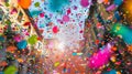 Unleash a whirlwind of colorful confetti with the push of a button courtesy of these confetti cannon