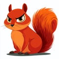 Unleash Your Creativity A Powerful Visual Prompt Generator for Imaginative Angry Squirrel Images Royalty Free Stock Photo