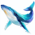 Unleash Your Creativity A Powerful Visual Prompt Generator for Imaginative Whale Illustrations Royalty Free Stock Photo