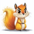 Unleash Your Inner Artist A Powerful Visual Prompt Generator for Captivating Angry Squirrel Imagery Royalty Free Stock Photo