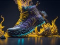 Unleash Your Stride: The Pinnacle of Sneaker Innovation. AI generated Royalty Free Stock Photo