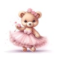 Unleash your ÃÂ±magination with a vibrant ballerina teddy bear