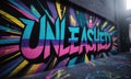 Unleashed Graffiti Royalty Free Stock Photo