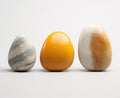 Unleashing the Beauty of Nature: Four Unique Stone Types on a White Canvas