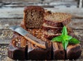 Unleavened bread with bran and flax seed