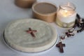 Unleavened rice cake made of of rice flour, garlic, lentils on Maundy Thursday in memory of Passover and the last supper