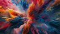 Unlike anything seen before the quantum color fluctuations create mindblowing abstract explosions