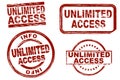 Unlimited Access ink stamp set