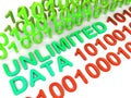 Unlimited Data stream Royalty Free Stock Photo