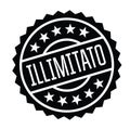 Unlimited stamp in italian