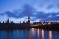 Unlit House of Parliament