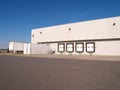 Unloading docks for a warehouse