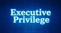 Unlock executive privilege with this dynamic digital background featuring glowing text and binary code Royalty Free Stock Photo
