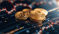Unlock the future of finance with our cutting-edge visuals of cryptocurrency peer-to-peer blockchain exchange Experience AI-driven