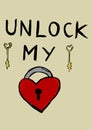 Unlock my heart image