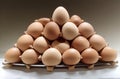 Unlock the Secrets of Crafting a Perfect Pyramid from Brown Eggs.