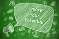 Unlock Your Potential - Business Concept.