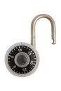 Unlocked combination padlock Royalty Free Stock Photo