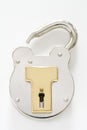 Unlocked padlock Royalty Free Stock Photo