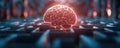Unlocking Cognitive Potential A Glowing Brain Maze Illustrates the Intricate Learning Patterns Achieved Through Targeted Cognitive