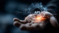 Unlocking Digital Potential Through Advanced API Integration Strategies Royalty Free Stock Photo
