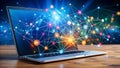 Unlocking Digital Value: A Laptop Displaying the Power of Business Solutions generative AI