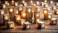 Unlocking Innovation: A Conceptual Visual of Collaborative Teamwork Through Interconnected Wooden Blocks